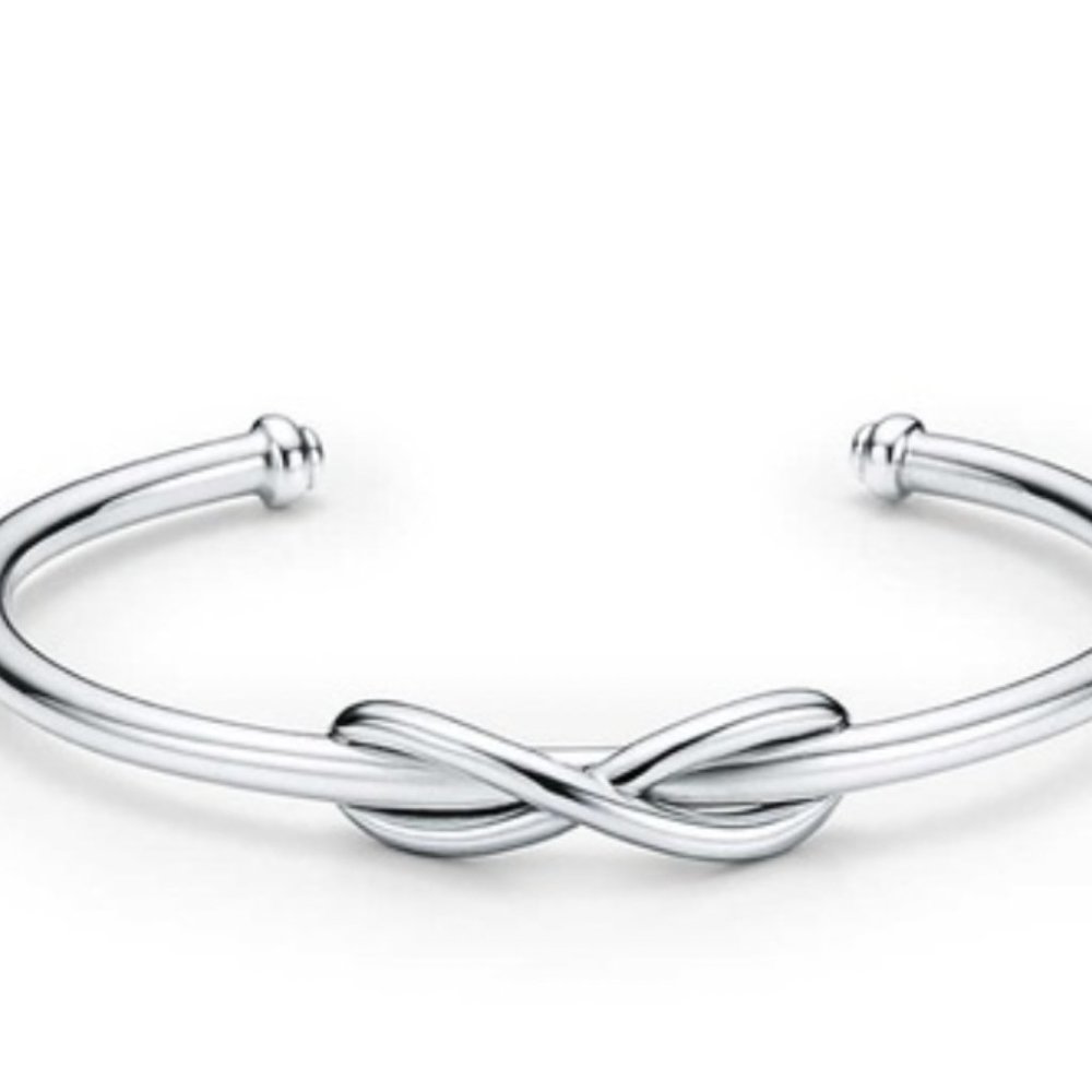 Tiffany & Co. Sterling Silver Infinity Cuff Bangle